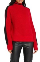 Sanctuary Womens Cruise Knit Mock Neck Pullover Sweater Ruby XS - £31.04 GBP