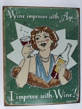 Schonberg - Wine Improved Tin Metal Sign 13 x 16in  - $10.66