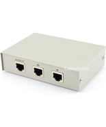CablesOnline Compact 2 Way RJ45 Ethernet Network Push Button Metal Mini ... - £31.00 GBP