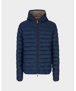 Save The Duck Men&#39;s GIGA Hooded Lightweight Jacket in Navy $178, Sz XXL,... - $123.74
