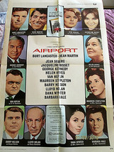(AIRPORT) BURT LANCASTER (AIRPORT) ORIG,1970 ONE SHEET MOVIE POSTER (WOW) - $197.99