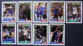 1992-93 Topps Series 1 Detroit Pistons Team Set Of 9 Basketball Cards - £3.12 GBP