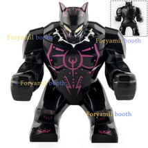 Big Size Black Panther (Vibranium Armor) Marvel Avengers Minifigure Toy New - £5.36 GBP