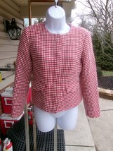 Nwot Talbots Red Dot Wool Blend Blazer 4P - $29.99