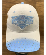 Nascar Daytona 500 Hat 54th Annual 2012  White/Lite Blue W/ Rhinestones - $25.97 CAD