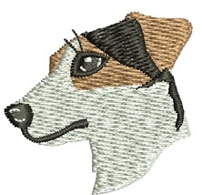 Mini dog terier Machine Embroidery design - $1.99
