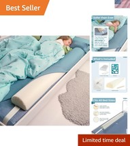 Easy Install Toddler Bed Bumper - 53” Soft Foam Bed Safety Barrier Cushion - $40.50 Easy Install Toddler Bed Bumper - 53” Soft Foam Bed Safety Barrier Cushion - $40.50