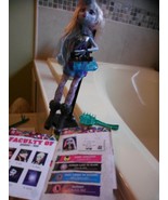 Monster High Picture Day ABBEY BOMINABLE Blue Doll+ Fearbook, purse,brus... - £11.03 GBP