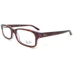 Ray-Ban Eyeglasses Frames RB5187 2442 Brown Tortoise Clear Purple 52-16-140 - $79.19