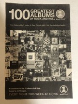 VH1 100 Greatest Albums Of Rock And Roll TV guide Print Ad TPA20 - $5.93