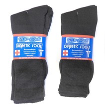 6 pair Cotton Blend Diabetic Socks Ladies Loose Fit Top Size 9-11 - £11.80 GBP