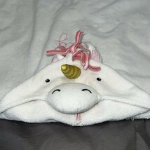 Pottery Barn Kids Critter Plush Kid Hooded Towel Collection Unicorn Engr... - $330.28 MXN