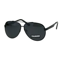 Polarized Lens Sunglasses Unisex Round Pilot Metal Light Frame - £15.01 GBP