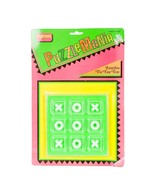 Puzzlemania Jumbo Tic Tac Toe New VTG Bright Neon Playtime Games 1980s? - £15.44 GBP