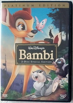 BAMBI ~ Platinum Edition 2-Disc Set, Walt Disney, 1942 Animation Classic ~ DVD - £9.65 GBP