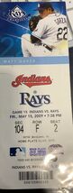 INDIANS VS RAYS May 15, 2009 - $9.78