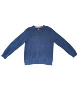 Quicksilver Waterman Long Sleeve Blue Chunky Knit Crew Neck Pullover Swe... - $530.30 MXN