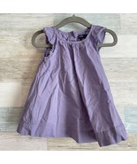 Baby GAP Gold Foil Polka Dot Swing Dress Purple Baby Girl 3-6 Months 3-6M - $19.79