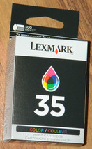 NEW Genuine Original Lexmark Color Ink Cartridge # 18C0035 / Factory Sealed - £11.14 GBP