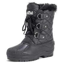 POLAR Womens Mountain Walking Tactical Waterproof Winter Snow Boots Size 10 - $39.59