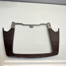 02-08 BMW 745I 745LI 750I FRONT CENTER CUP HOLDER CHROME BEZEL TRIM Q5901 image 7