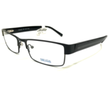 Robert Mitchel Eyeglasses Frames RM2016 BK Rectangular Full Rim 55-17-145 - £43.89 GBP