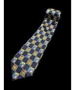 Vintage Christmas Tie Nativity Scene New Silk American Greetings - €13,80 EUR