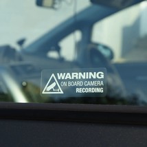 1PC Vinyl Warning  Camera Recording Window Truck Auto Vinyl Sticker Decor Car St - £34.48 GBP
