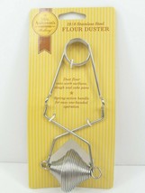 Mrs Andersons Baking Flour Duster Stainless Steel Spring Action Kitchen Bake NEW - £14.01 GBP