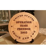 Brand New Personalized Wooden Plaque - United States Operation Iraqi Fre... - $570.01 MXN