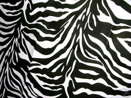 New Exotic Zebra Print Black &amp; White Bandana Head Wrap Fashion Scarf Hankerchief - £3.59 GBP