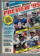 VINTAGE 1995 Pro Football Weekly Preview Troy Aikman Rod Woodson R Cunningham - £11.86 GBP