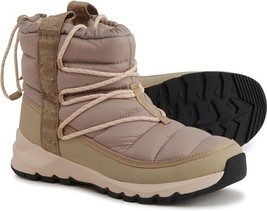 The North Face Women&#39;s ThermoBall Lace-Up Winter Insulated Boots 10 - $93.14