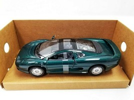 American Mint 1:24 Die Cast Model Jaguar XJ 220 Dark Teal Green 00177 - $43.82