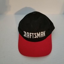 Vintage Craftsman Tools Adjustable Snapback Hat, Red &amp; Black  - £17.31 GBP