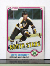 1981-82 O-PEE-CHEE Nhl Hockey Card #160 Steve Christoff Minnesota North Stars - £1.52 GBP