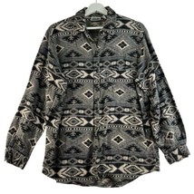 Vtg Chico&#39;s Design 2 US Large 12 Shirt Aztec Print Western Button Up Long Sleeve - $27.09