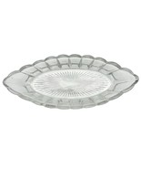 Serving Dish 12 x 5 x 2 Clear Glass Scalloped Oval - £7.02 GBP