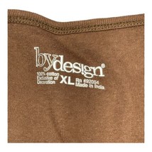ByDesign Brown V-Neck Short Sleeved Shirt Women’s Size XL - $12.84