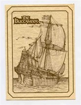 The Buccaneer Menu Jolly Roger Multiple Locations 1970&#39;s - $18.81
