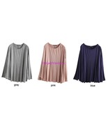 Japan Relaxed Tent Swing Dolly Stretch Soft Knit Shirt! FREE US SHIPPING! - £13.10 GBP