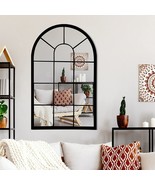 Wall Mirror Window Decorative Mirrors Arched Farmhouse For Living Room B... - £135.48 GBP