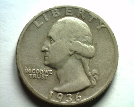 1936-D Washington Quarter Very Fine / Extra Fine VF/XF Very Fine /EXTREMELY Fine - $42.00