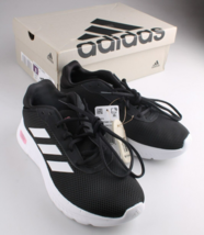 Adidas Cloudfoam Bequem Damen US Schuhe 8 Schwarz Mit / Pink Akzente Neu - $49.90