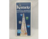 Vintage 1970 Kentucky Official Highway And Parkway Map Brochure - £14.12 GBP