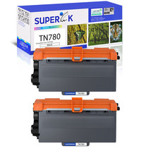 2PK TN780 High Yield Toner Cartridge For Brother Printer HL-6180DW HL-6180DWT - $42.99