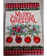 Merry Christmas Garden Flag  Seasonal Decorations Outside  12x18 new in ... - $188.16 MXN
