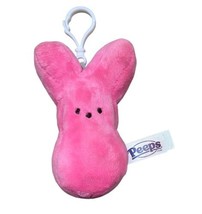 Peeps Just Born Pink Bunny with White Clip 4 inch No Paper Hang tag - $5.68