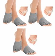 MojaSports Gel-Lined Toe Alignment Comfy Socks (3 Pair Sock &amp; Big Toe Protector) - £39.68 GBP+