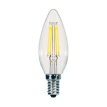 Satco S11372 5.5 Watt (60Watt equivalent) Candelabra Base (E12) LED Light Bulb - £9.68 GBP+